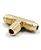 Тройник резьбовой M1/4 SAE х M1/4 SAE х M1/8  NPT  TMI-662